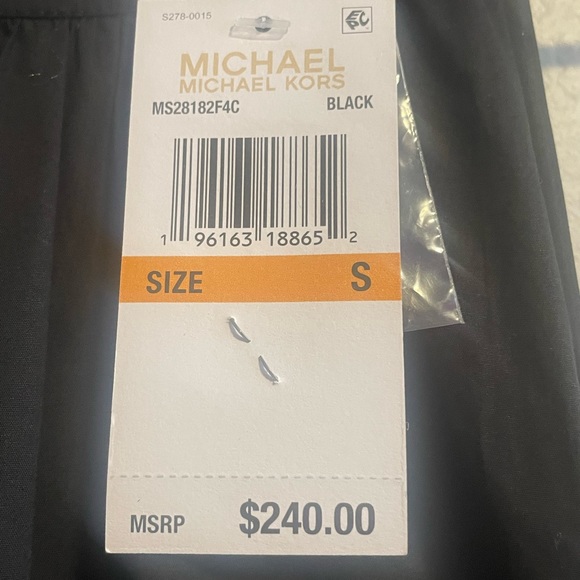 NWT Michael Kors Dress with Chain Neckline and Open Back - Picture 5 of 6